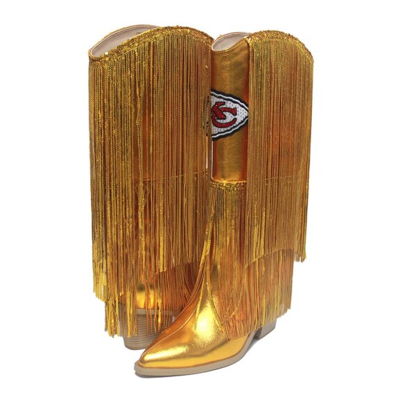 Kansas City Chiefs Fringe Boot - Picture 1 of 1
